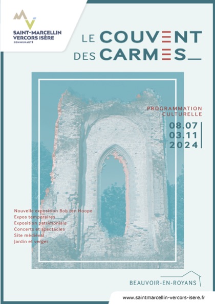 Programmation  juillet – novembre 2024 Couvent des Carmes